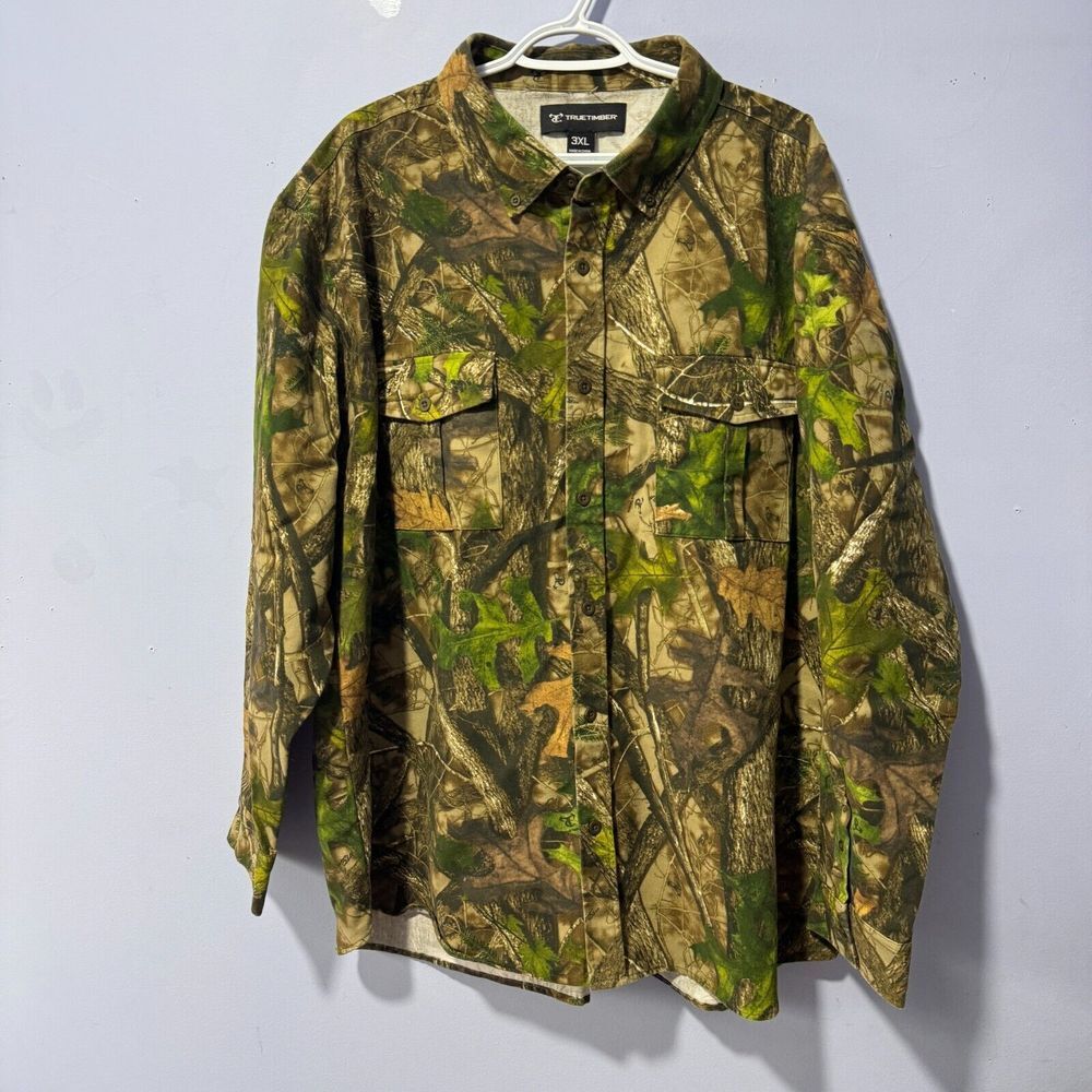 True Timber tree camo 3XL button down shirt - Picture 1 of 5